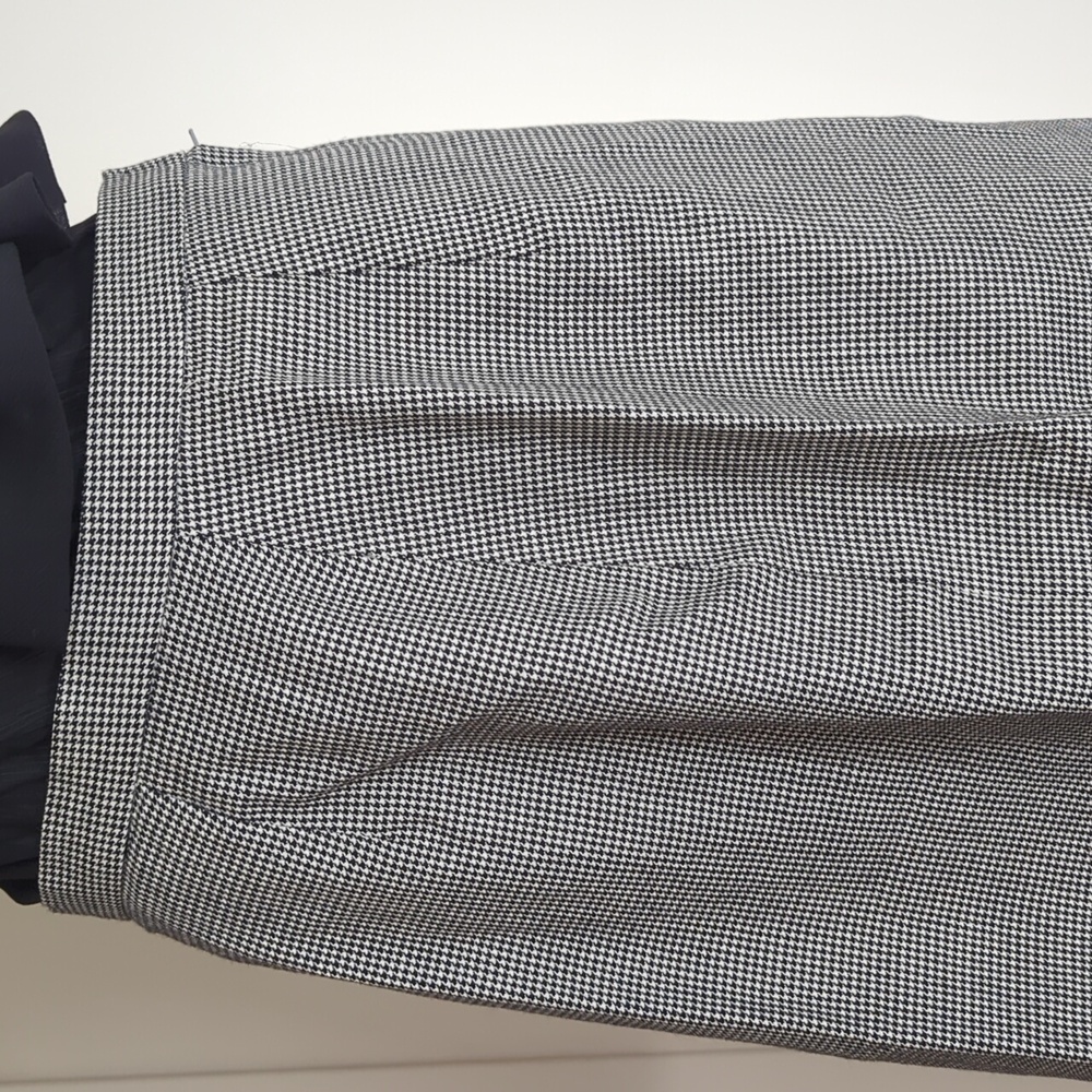 Vintage Tailor-Made Gingham Midi Skirt - Picture 2 of 7